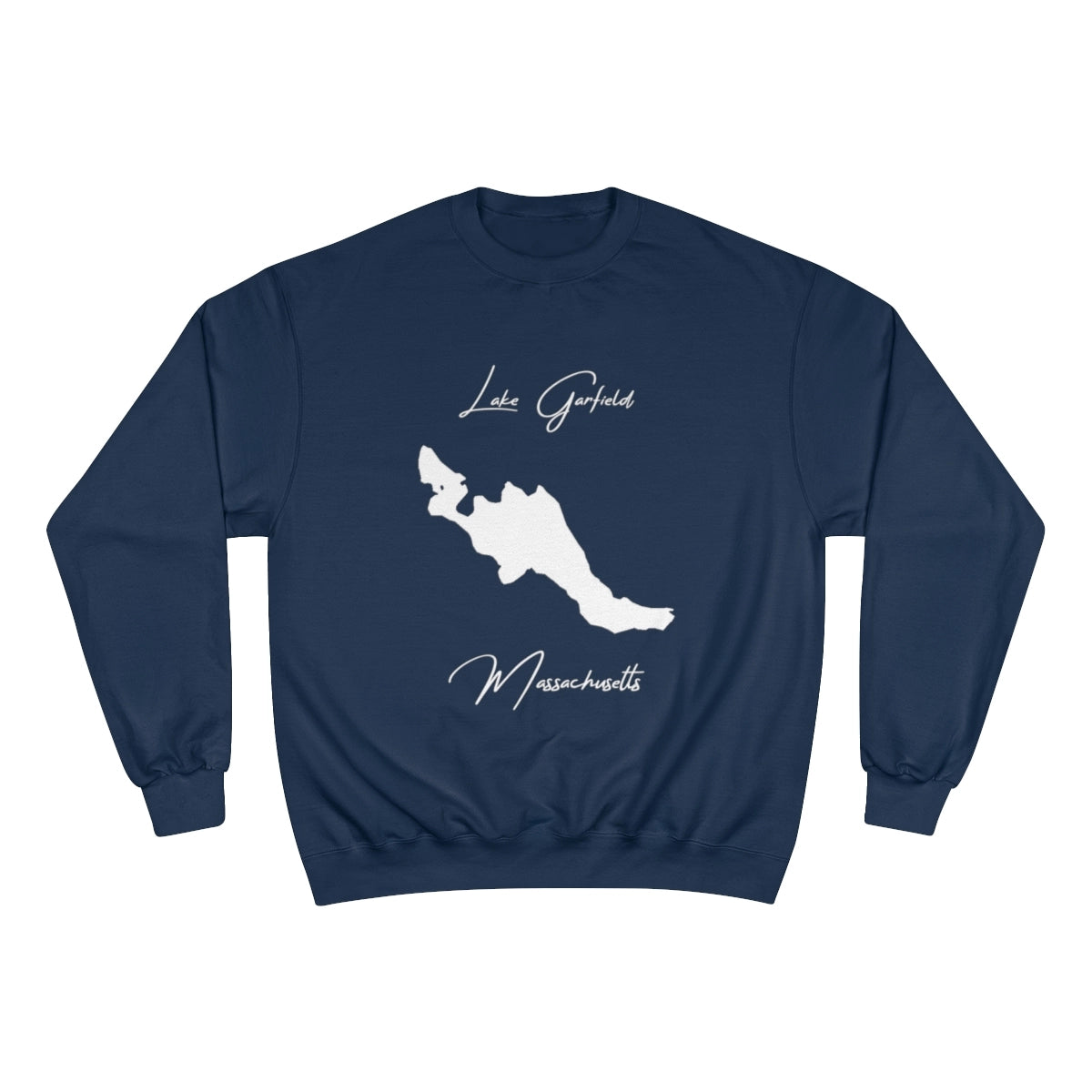 Massachusetts  Lake  Garfield  Sweatshirt  front  position  view  from  front  navy.webp