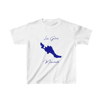 Massachusetts  Lake  Garfield  Youth  T-shirt  front  position  view  from  front  white.webp
