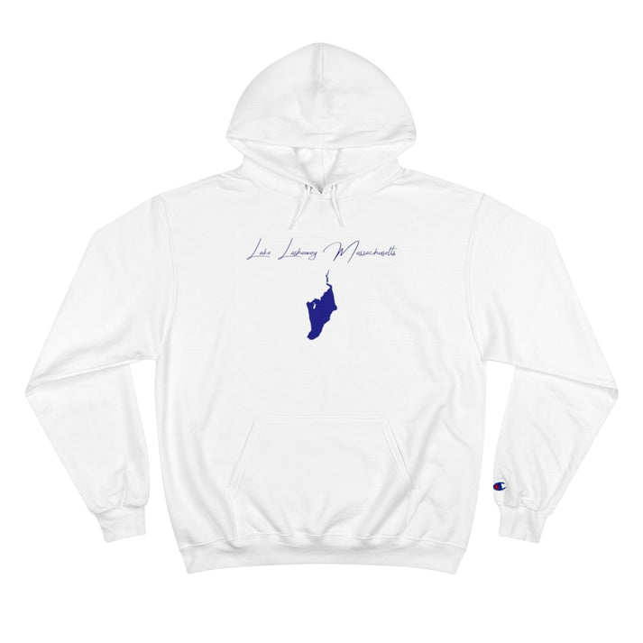 Massachusetts  Lake  Lashaway  Hoodie  front  position  view  from  front  white.webp
