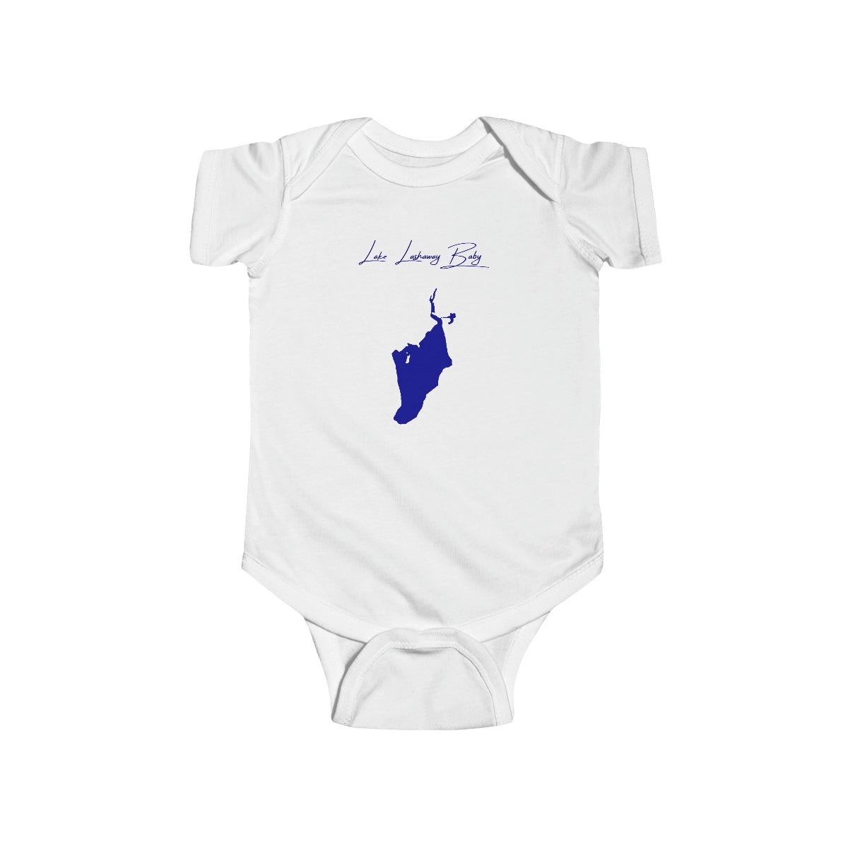 Massachusetts  Lake  Lashaway  Onesie  front  position  view  from  front  white.webp