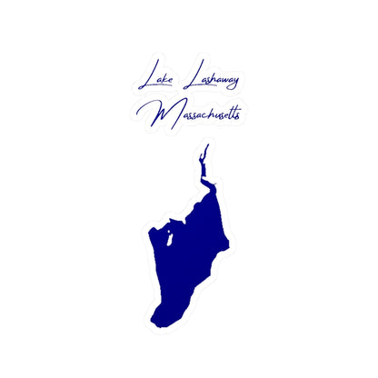 Massachusetts  Lake  Lashaway  Vinyl  Decal  other  position  view  from  front  4  x  6.webp