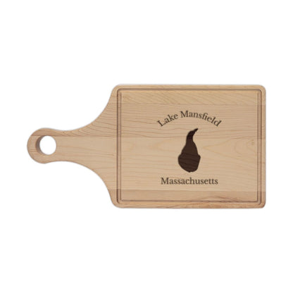 Massachusetts  Lake  Mansfield  Engraved  Cutting  Board  front  position  view  from  front  maple.webp