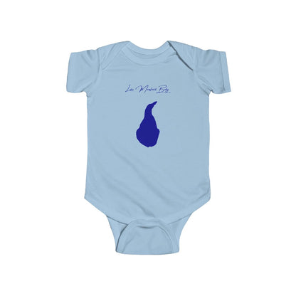 Massachusetts  Lake  Mansfield  Onesie  front  position  view  from  front  light  blue.webp