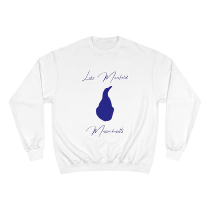 Massachusetts  Lake  Mansfield  Sweatshirt  front  position  view  from  front  white.webp