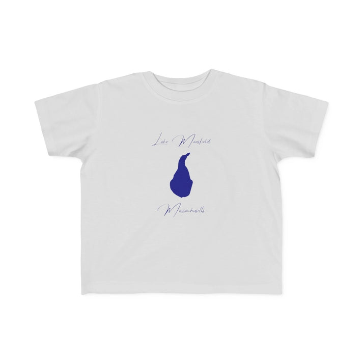 Massachusetts  Lake  Mansfield  Toddler  T-shirt  front  position  view  from  front  silver.webp