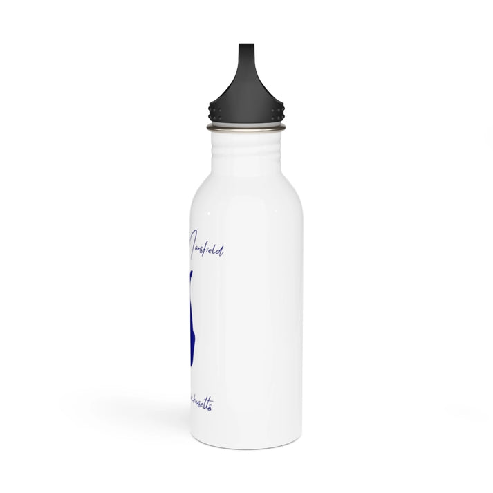 Massachusetts  Lake  Mansfield  Water  bottle  other  position  view  from  right  white.webp