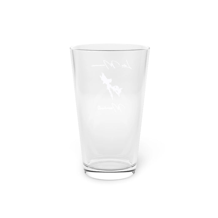 Massachusetts  Lake  Monomonac  16oz  Pint  Glass  front  position  view  from  back  16oz.webp