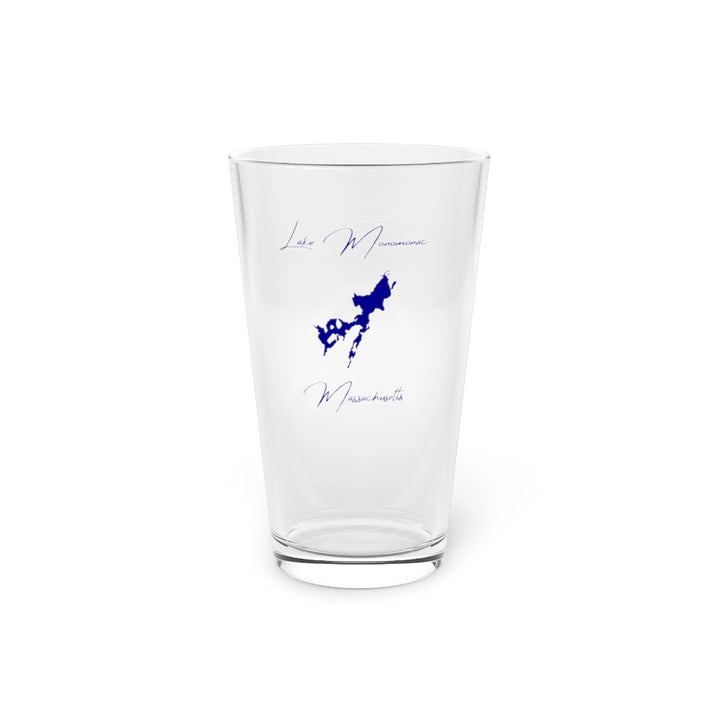 Massachusetts  Lake  Monomonac  16oz  Pint  Glass  front  position  view  from  front  16oz.webp