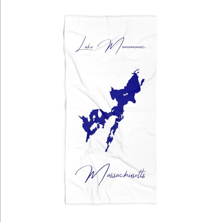 Massachusetts  Lake  Monomonac  Beach  Towel  front  position  view  from  front  36  x  72.webp
