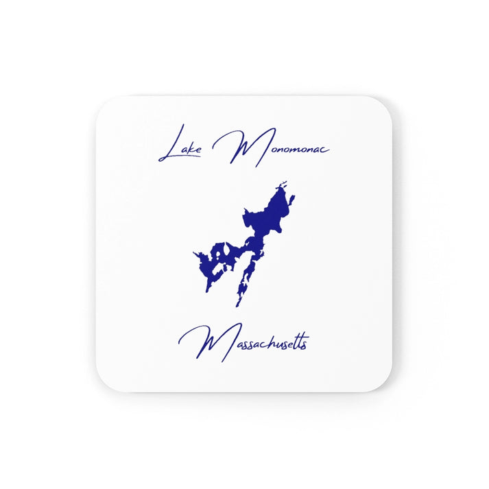 Massachusetts  Lake  Monomonac  Coaster  Set  front  position  view  from  front  3.75  x  3.75.webp