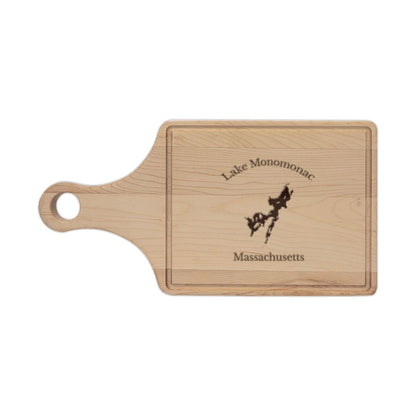 Massachusetts  Lake  Monomonac  Engraved  Cutting  Board  front  position  view  from  front  maple.webp