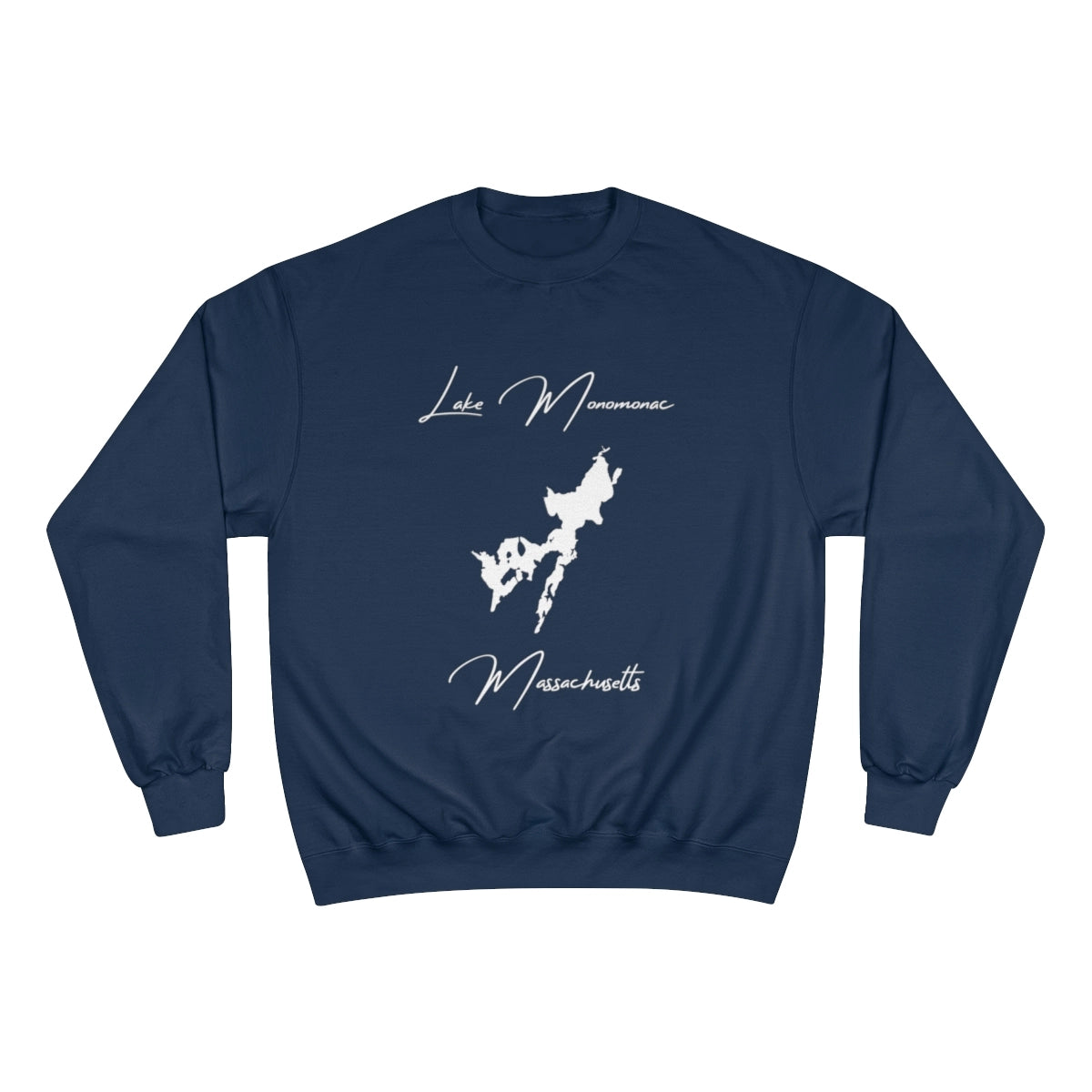 Massachusetts  Lake  Monomonac  Sweatshirt  front  position  view  from  front  navy.webp