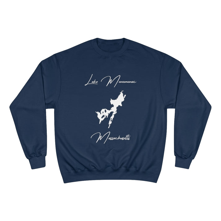 Massachusetts  Lake  Monomonac  Sweatshirt  front  position  view  from  front  navy.webp