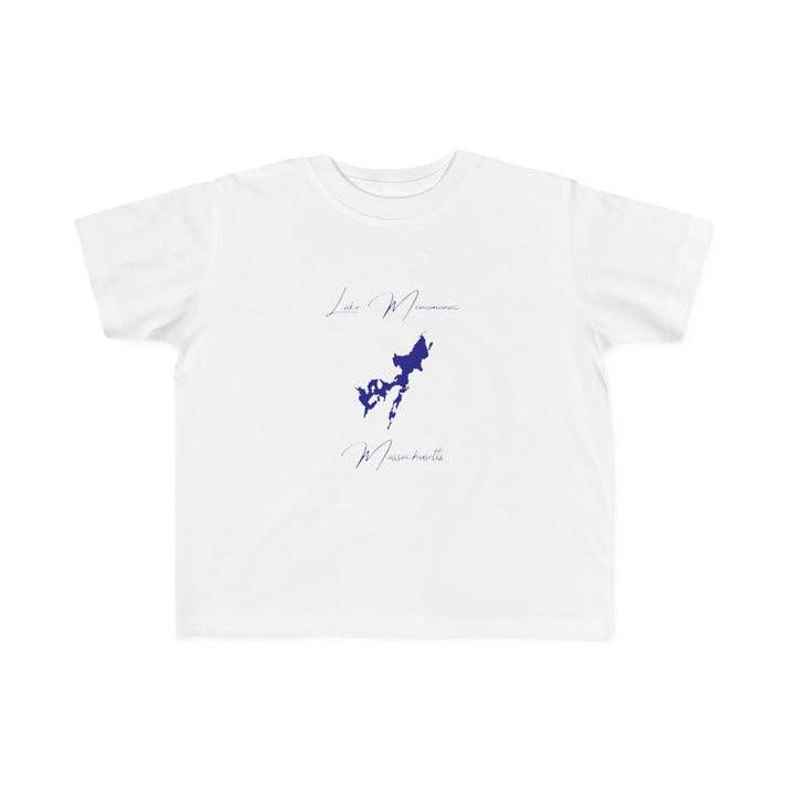 Massachusetts  Lake  Monomonac  Toddler  T-shirt  front  position  view  from  front  white.webp