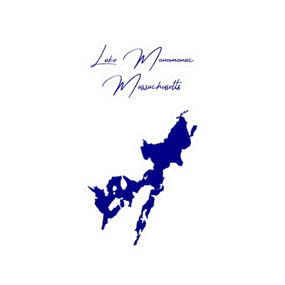 Massachusetts  Lake  Monomonac  Vinyl  Decal  other  position  view  from  front  4  x  6.webp