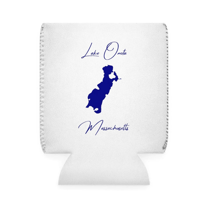 Massachusetts  Lake  Onota  Can  Koozie  front  position  view  from  front-1  white.webp