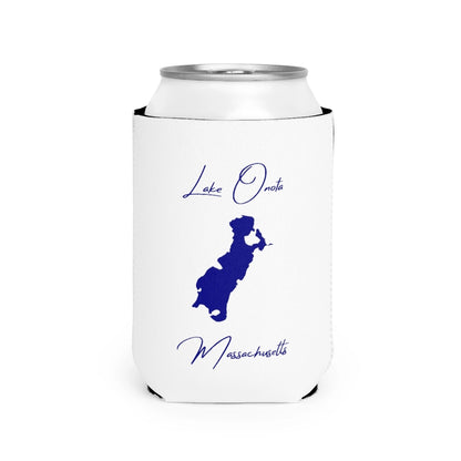 Massachusetts  Lake  Onota  Can  Koozie  front  position  view  from  front-2  white.webp