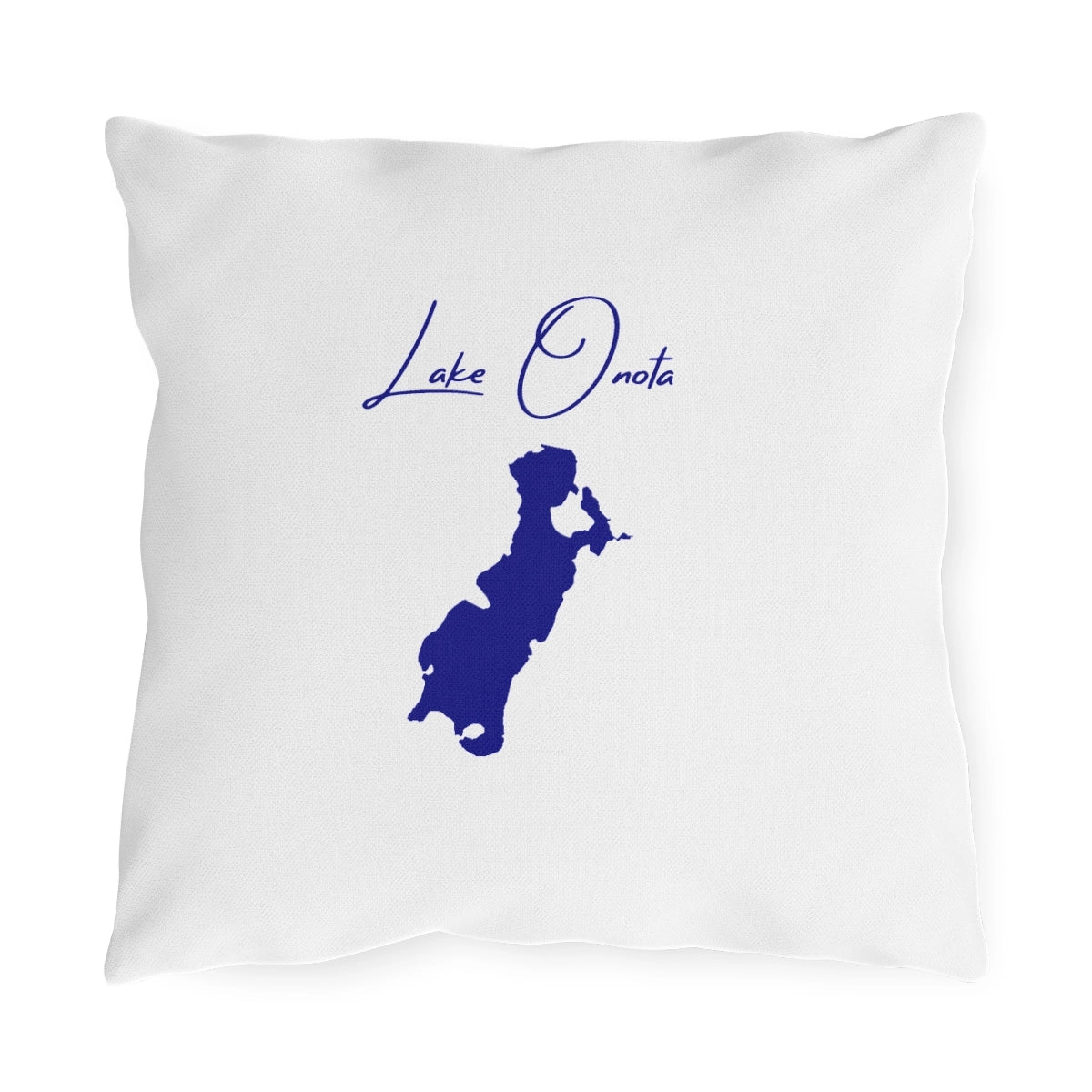 Massachusetts  Lake  Onota  Outdoor  Pillow  front  position  view  from  front  16  x  16.webp