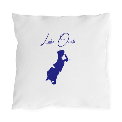 Massachusetts  Lake  Onota  Outdoor  Pillow  front  position  view  from  front  16  x  16.webp