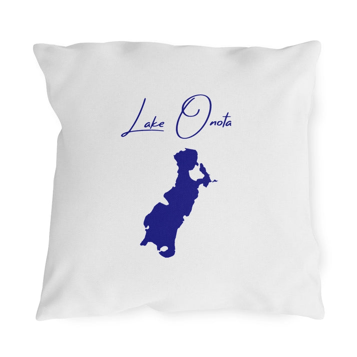 Massachusetts  Lake  Onota  Outdoor  Pillow  front  position  view  from  front  18  x  18.webp