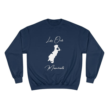 Massachusetts  Lake  Onota  Sweatshirt  front  position  view  from  front  navy.webp