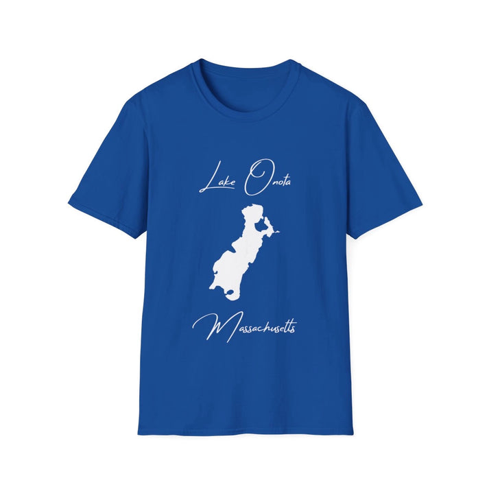 Massachusetts  Lake  Onota  T-shirt  front  position  view  from  front  royal.webp