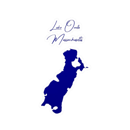 Massachusetts  Lake  Onota  Vinyl  Decal  other  position  view  from  front  4  x  6.webp