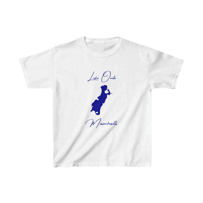 Massachusetts  Lake  Onota  Youth  T-shirt  front  position  view  from  front  white.webp