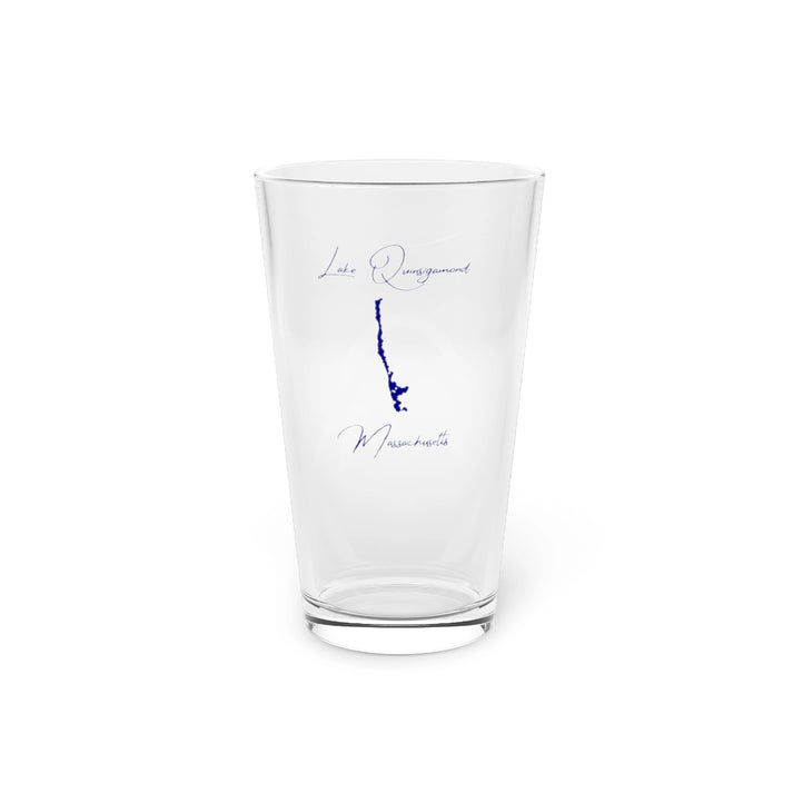 Massachusetts  Lake  Quinsigamond  16oz  Pint  Glass  front  position  view  from  front  16oz.webp