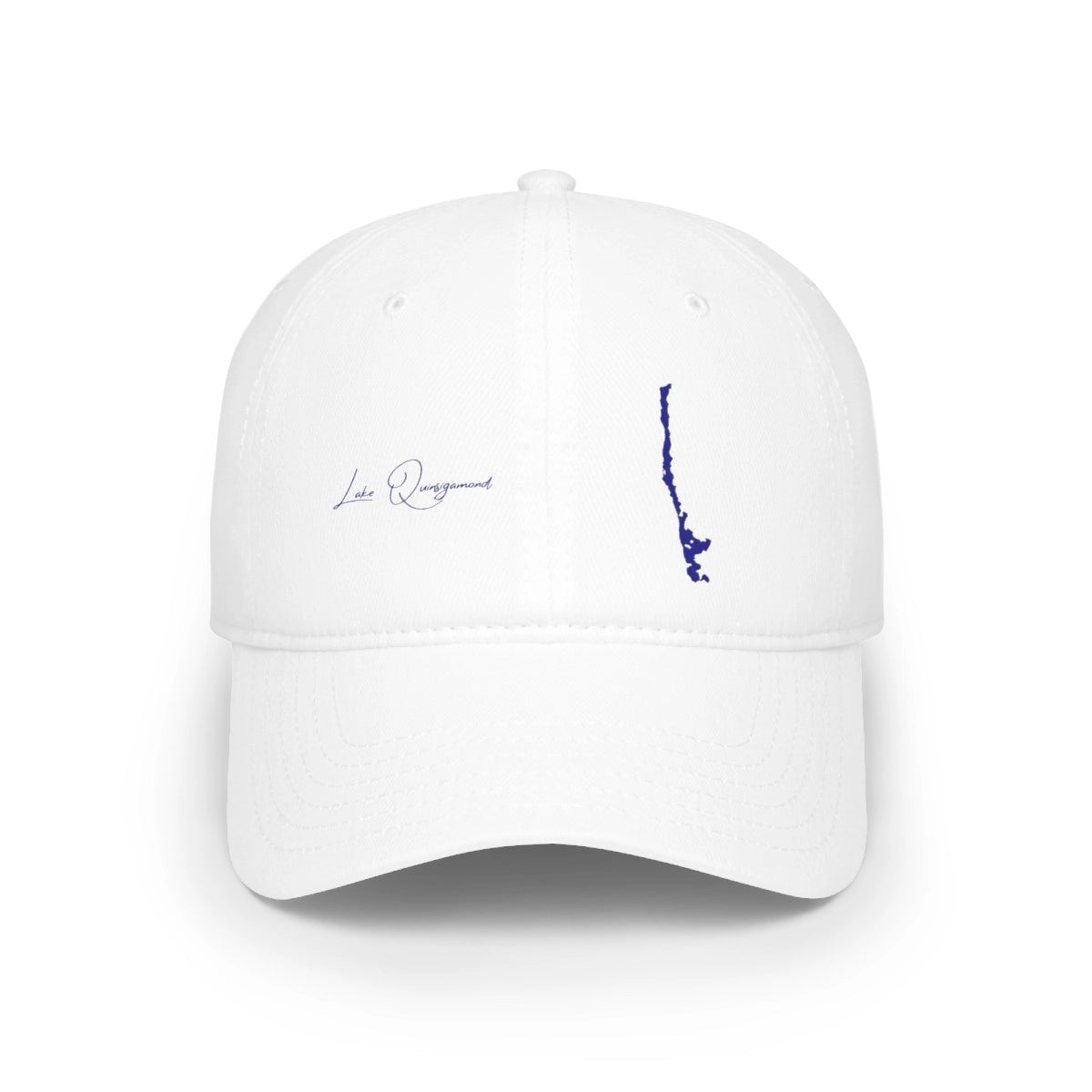 Massachusetts  Lake  Quinsigamond  Baseball  Cap  front  position  view  from  front  one  size.webp