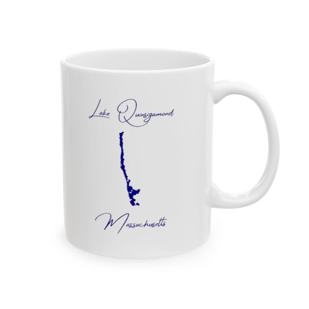 Massachusetts  Lake  Quinsigamond  Ceramic  Mug  other  position  view  from  right  11oz.webp