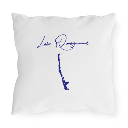 Massachusetts  Lake  Quinsigamond  Outdoor  Pillow  back  position  view  from  back  16  x  16.webp