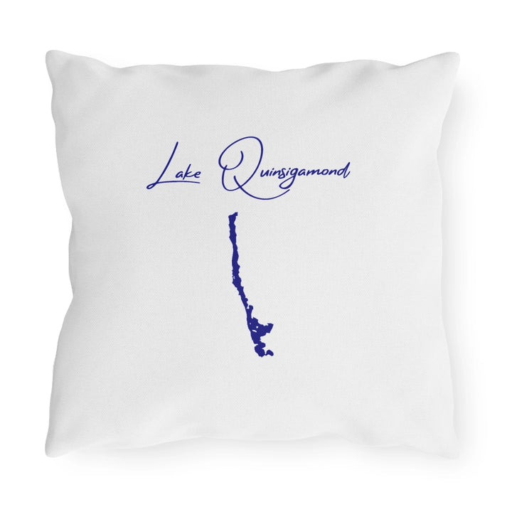 Massachusetts  Lake  Quinsigamond  Outdoor  Pillow  back  position  view  from  back  16  x  16.webp
