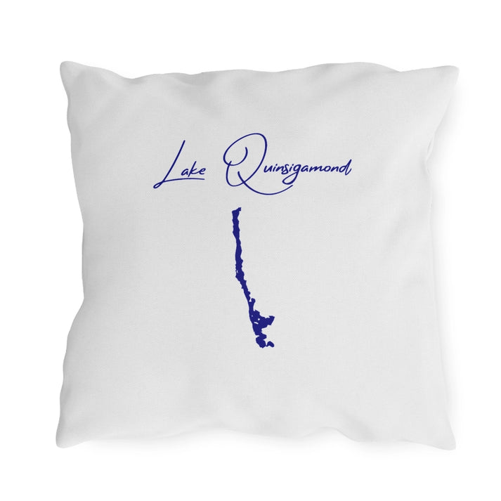 Massachusetts  Lake  Quinsigamond  Outdoor  Pillow  back  position  view  from  back  18  x  18.webp