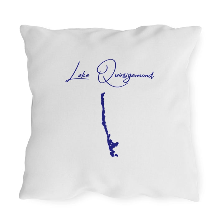 Massachusetts  Lake  Quinsigamond  Outdoor  Pillow  back  position  view  from  back  20  x  20.webp