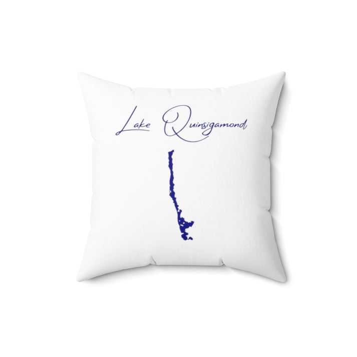 Massachusetts  Lake  Quinsigamond  Pillow  front  position  view  from  back  16  x  16.webp