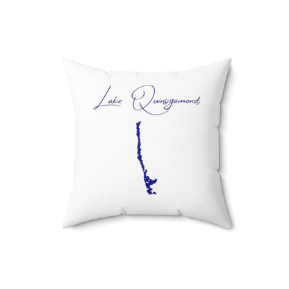 Massachusetts  Lake  Quinsigamond  Pillow  front  position  view  from  front  16  x  16.webp