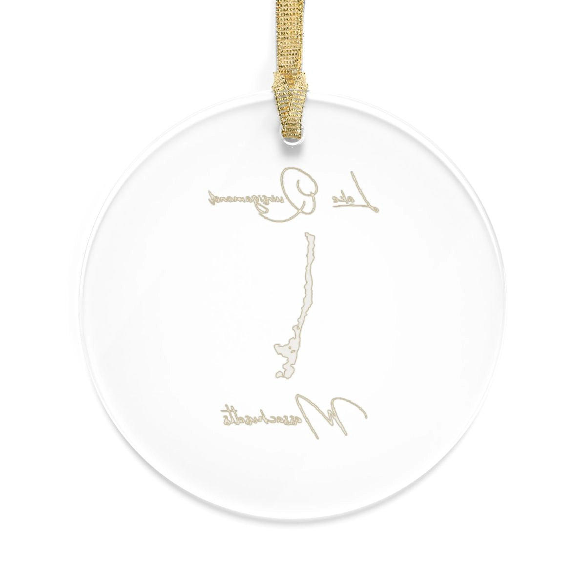 Massachusetts  Lake  Quinsigamond  Tree  Ornament  other  position  view  from  back  round.webp