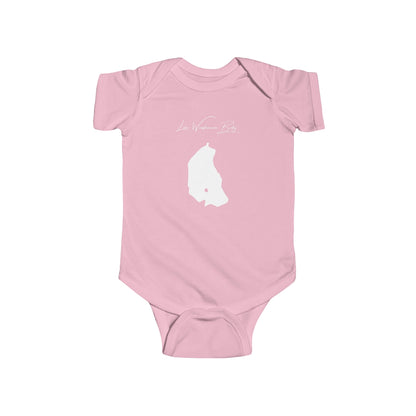 Massachusetts  Lake  Waushacum  Onesie  front  position  view  from  front  pink.webp