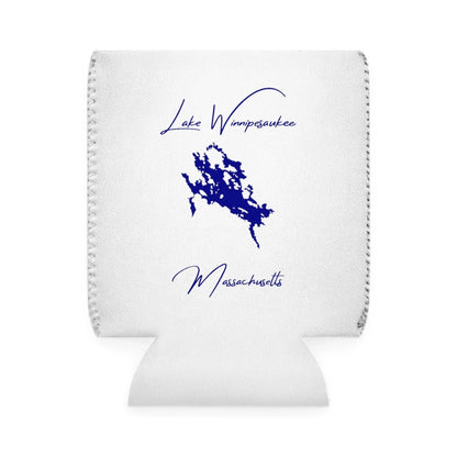 Massachusetts  Lake  Winnipesaukee  Can  Koozie  front  position  view  from  front-1  white.webp