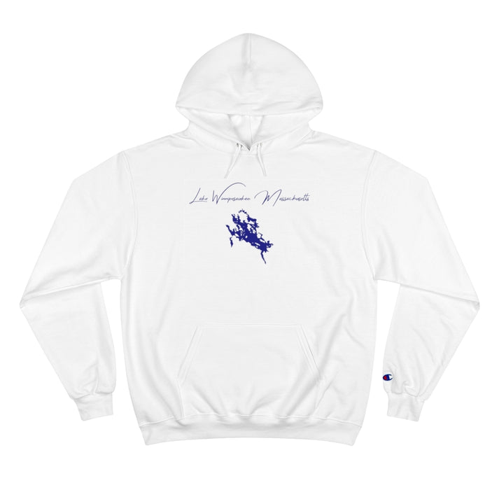 Massachusetts  Lake  Winnipesaukee  Hoodie  front  position  view  from  front  white.webp