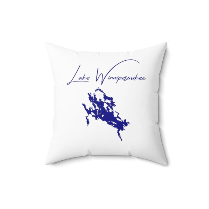 Massachusetts  Lake  Winnipesaukee  Pillow  front  position  view  from  back  16  x  16.webp