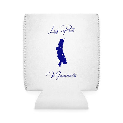 Massachusetts  Long  Pond  Can  Koozie  front  position  view  from  front-1  white.webp