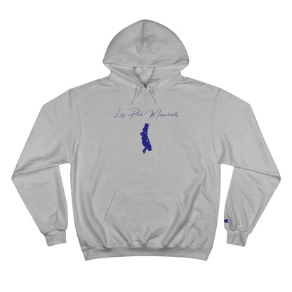 Massachusetts  Long  Pond  Hoodie  front  position  view  from  front  light  steel.webp
