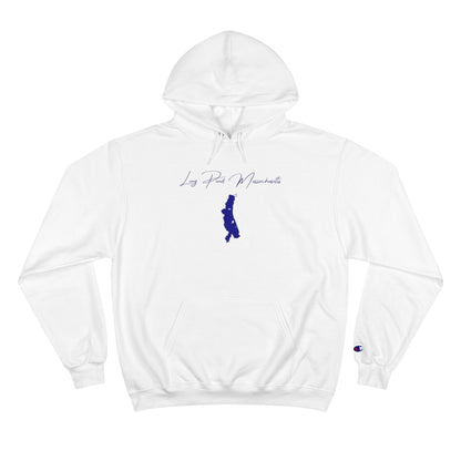Massachusetts  Long  Pond  Hoodie  front  position  view  from  front  white.webp