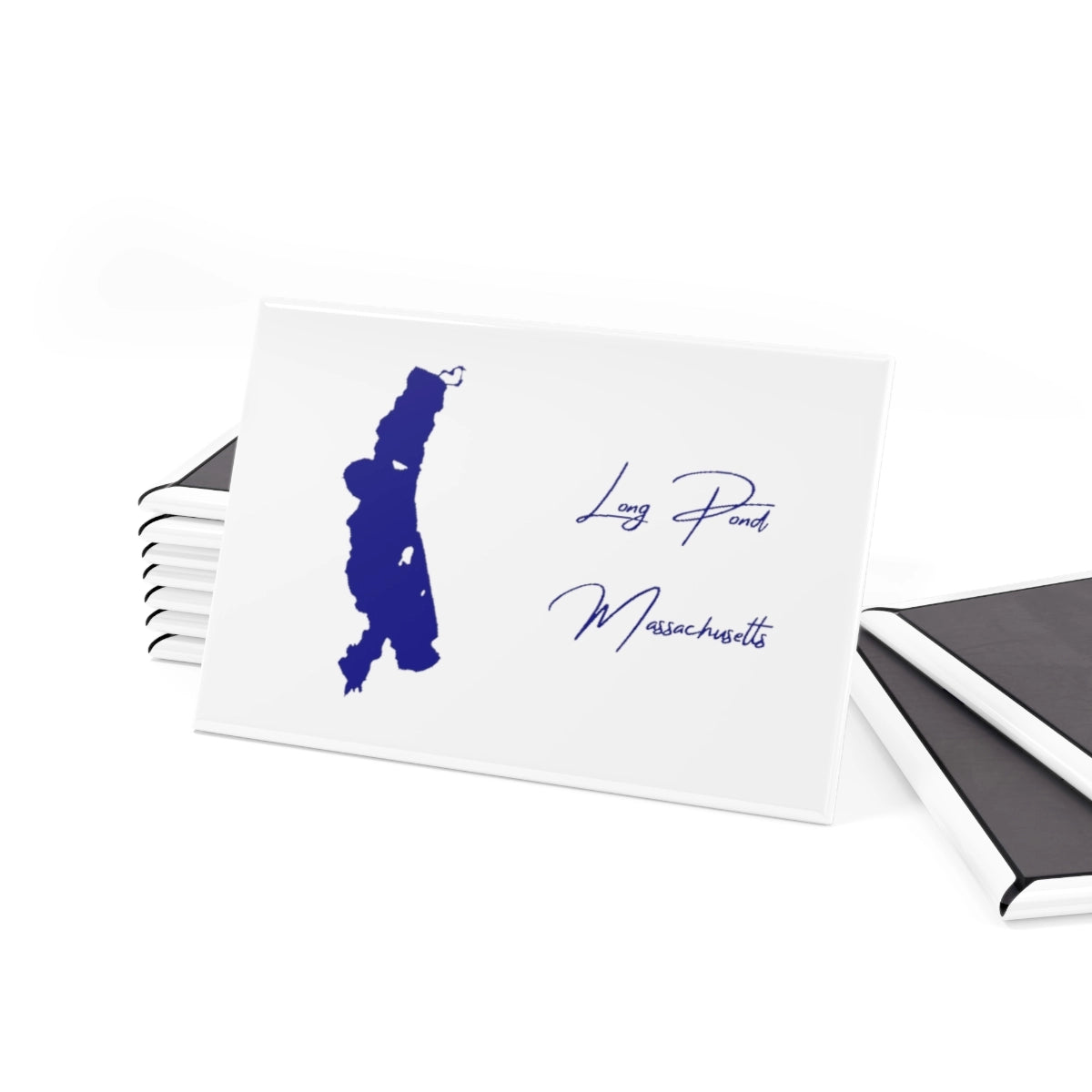 Massachusetts  Long  Pond  Magnet  front  position  view  from  set  2  x  3.webp