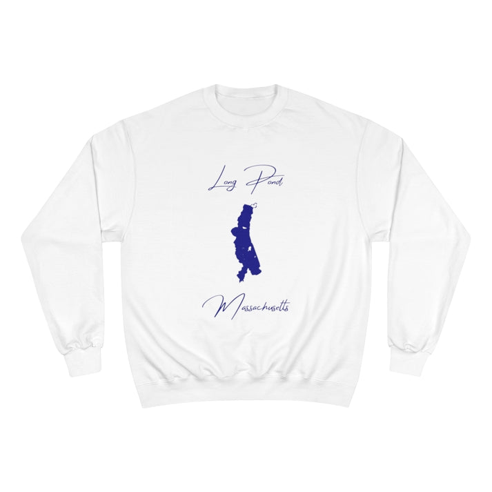 Massachusetts  Long  Pond  Sweatshirt  front  position  view  from  front  white.webp