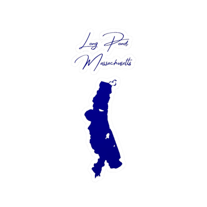 Massachusetts  Long  Pond  Vinyl  Decal  other  position  view  from  front  4  x  6.webp