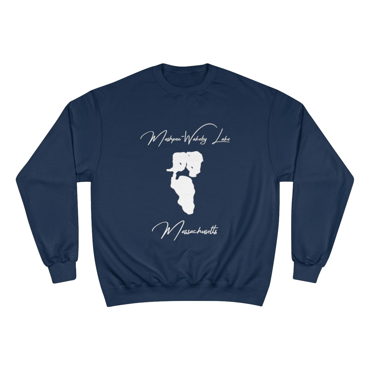 Massachusetts  Mashpee-Wakeby  Lake  Sweatshirt  front  position  view  from  front  navy.webp