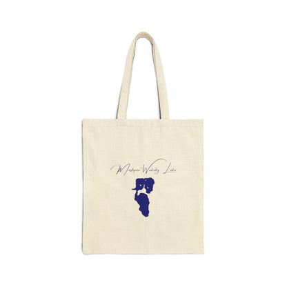 Massachusetts  Mashpee-Wakeby  Lake  Tote  Bag  back  position  view  from  back  15  x  16.webp